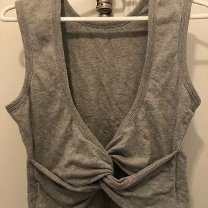 T by Alexander Wang cropped sleeveless top